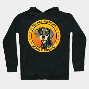 German Pinscher Dog Portrait Hoodie